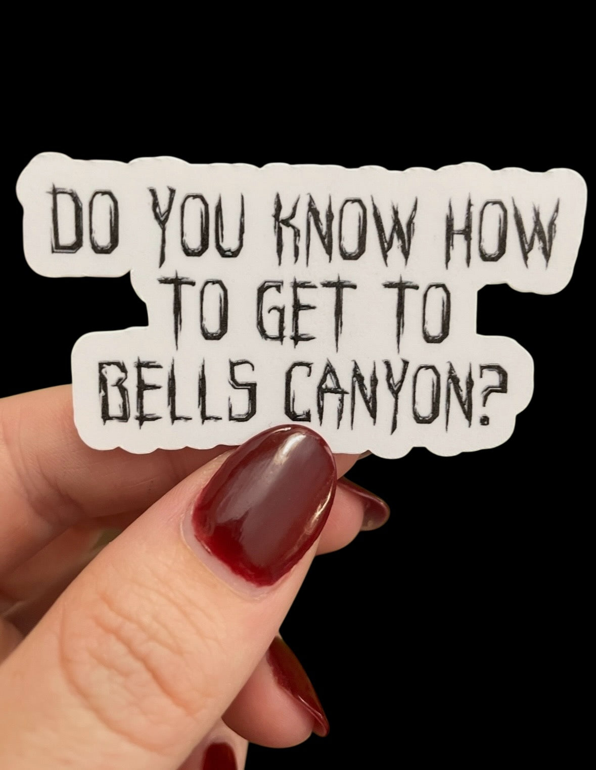 Mr. Ballen bells canyon sticker