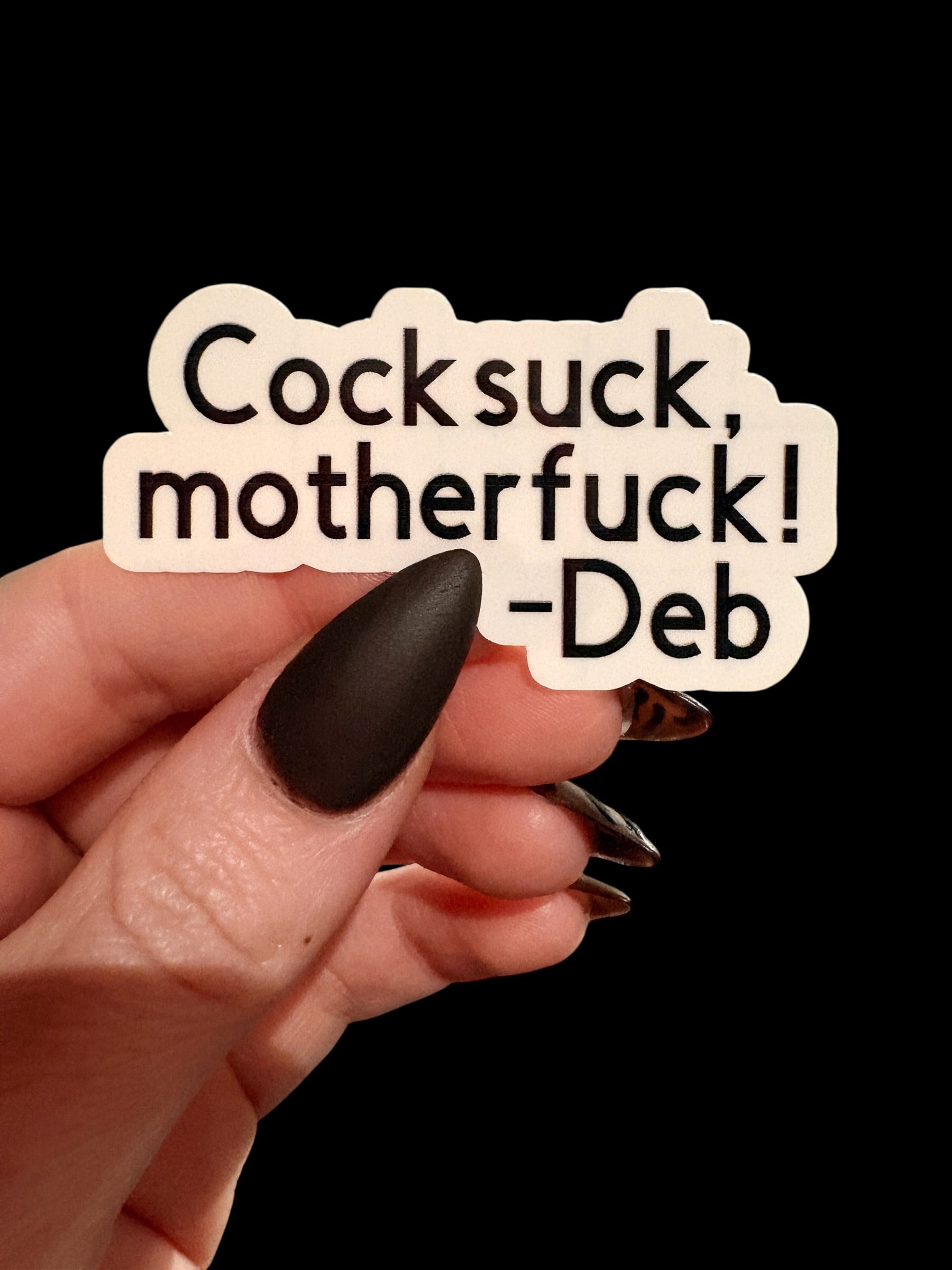 cock suck mf sticker