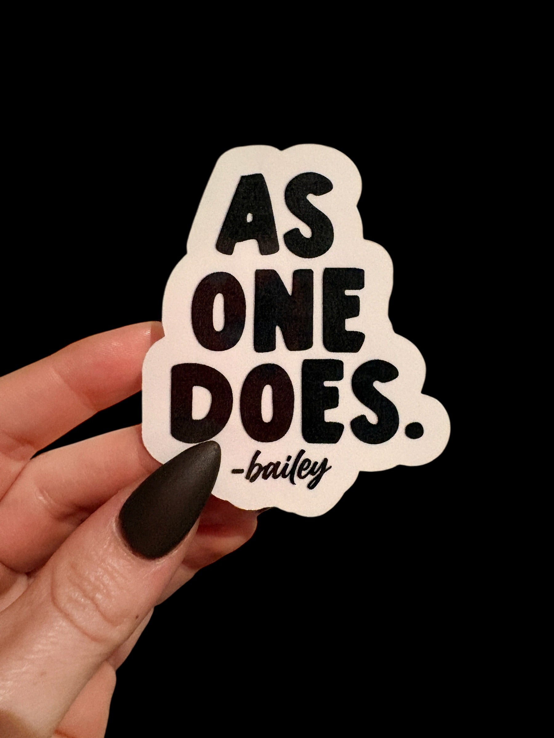 Bailey Sarian quote sticker