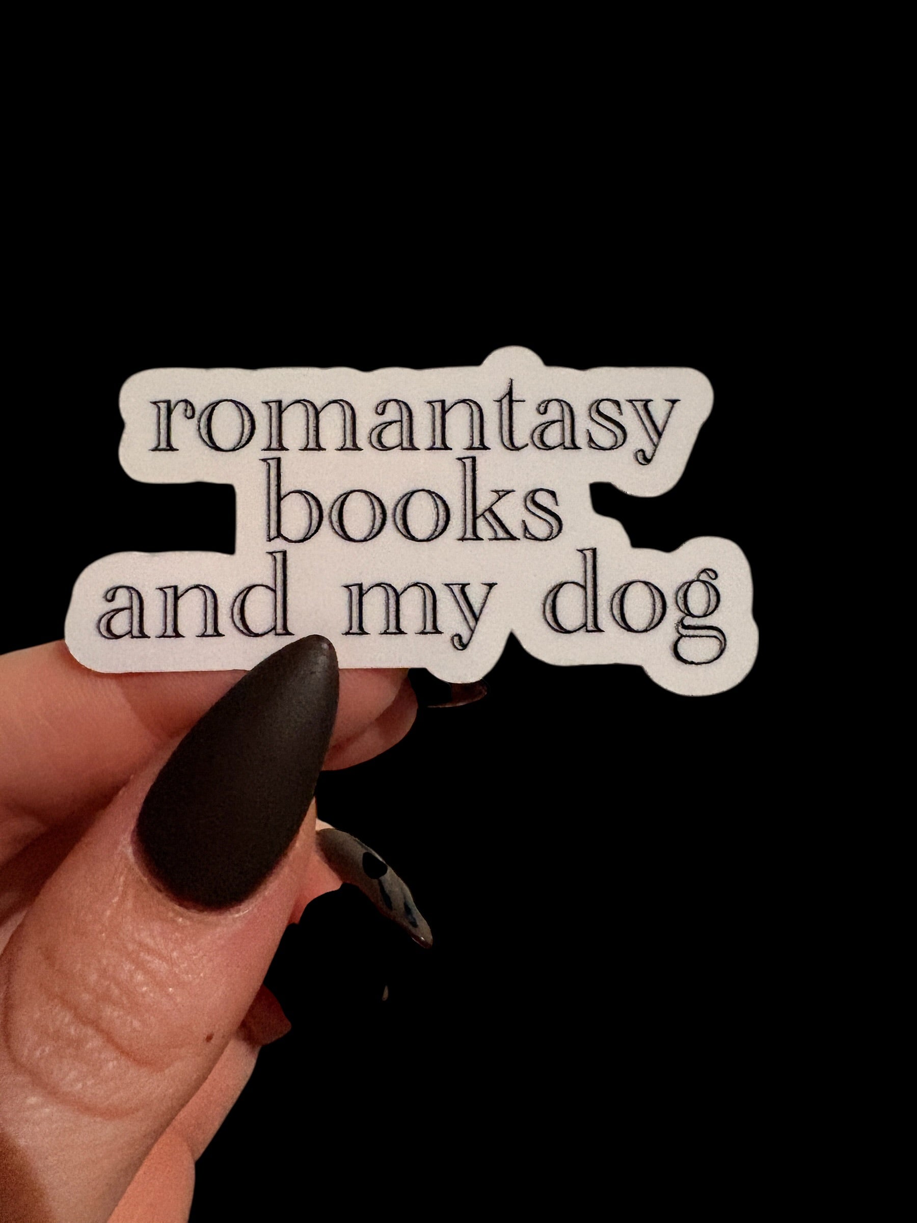 romantasy books and my dog