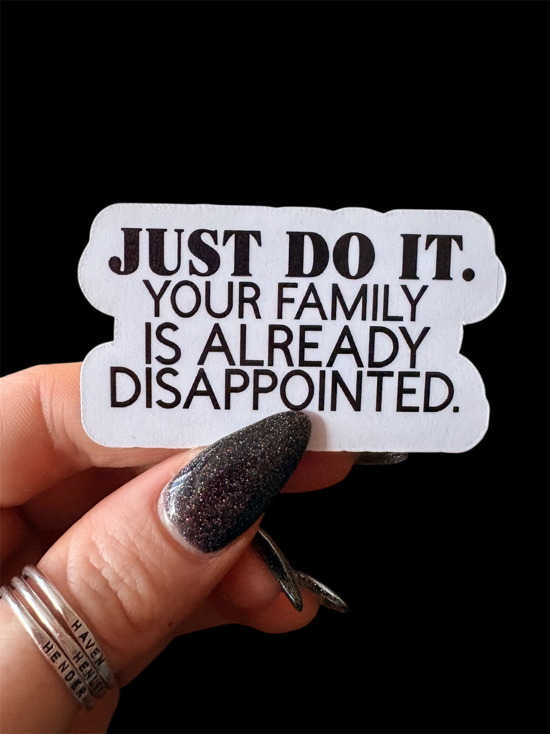 just do it sticker