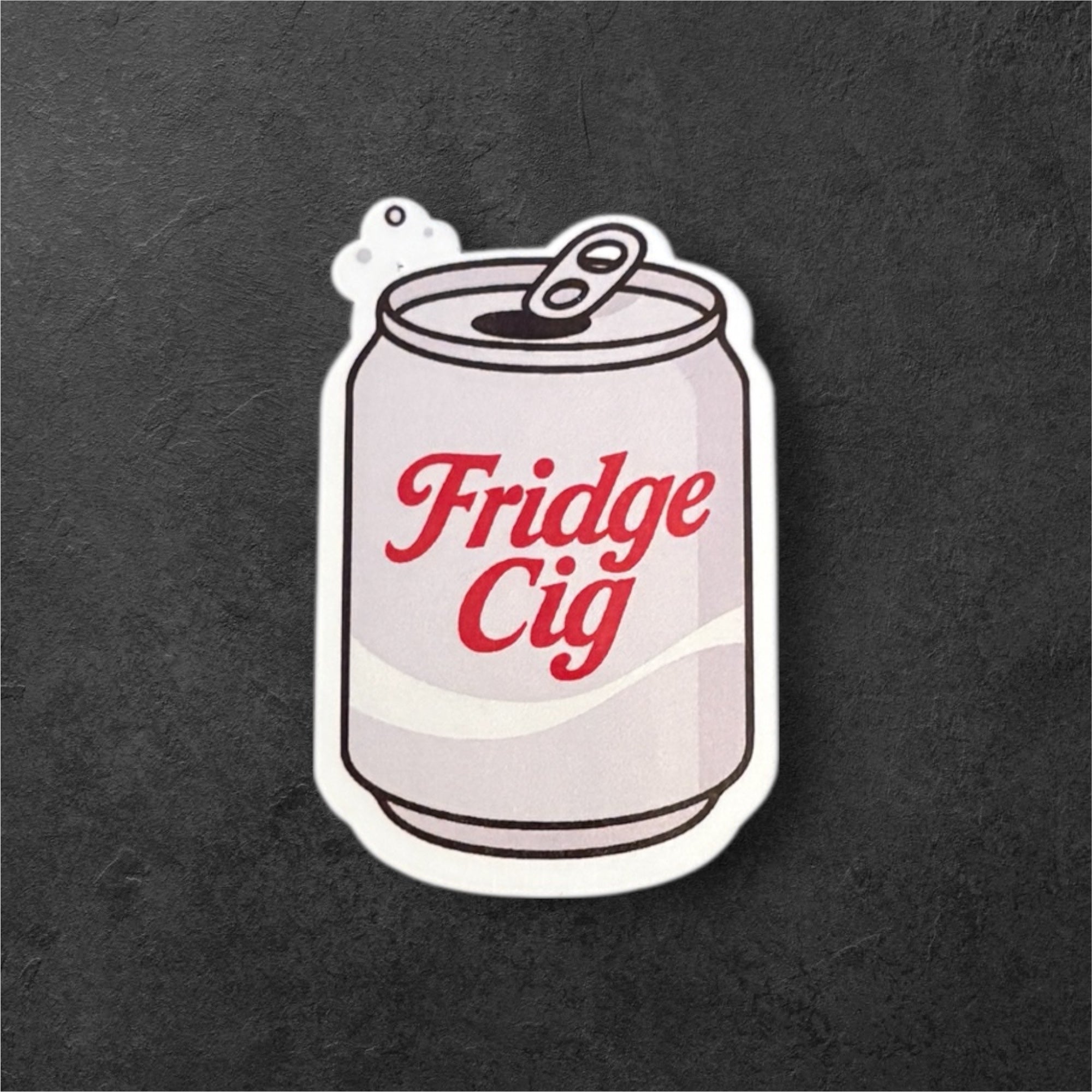 Diet Coke fridge cig sticker