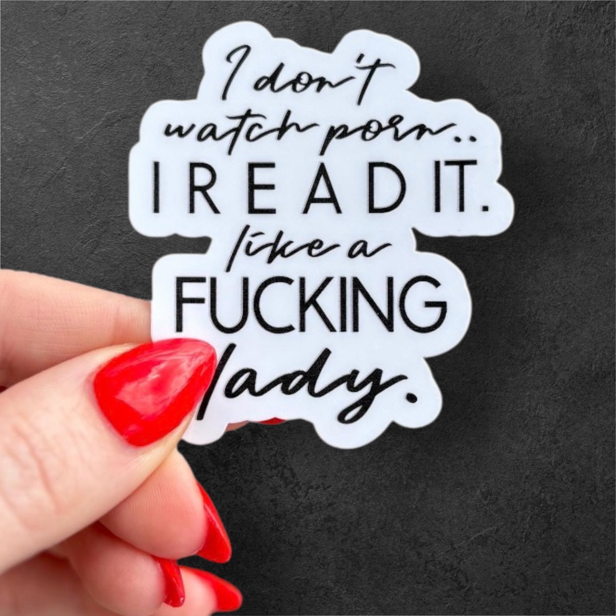 read sticker