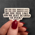 yungblud irrelevent sticker