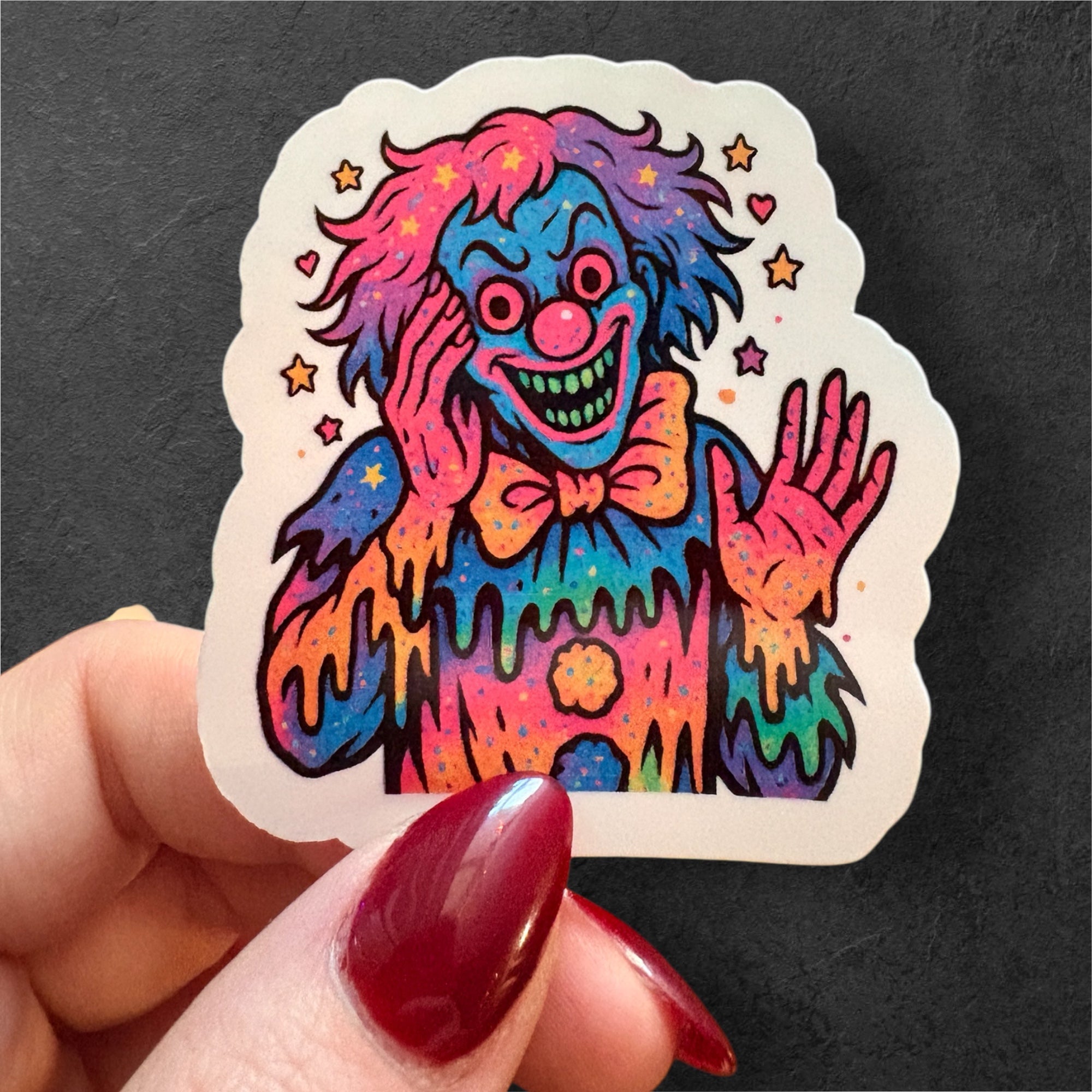 horror clown sticker 1