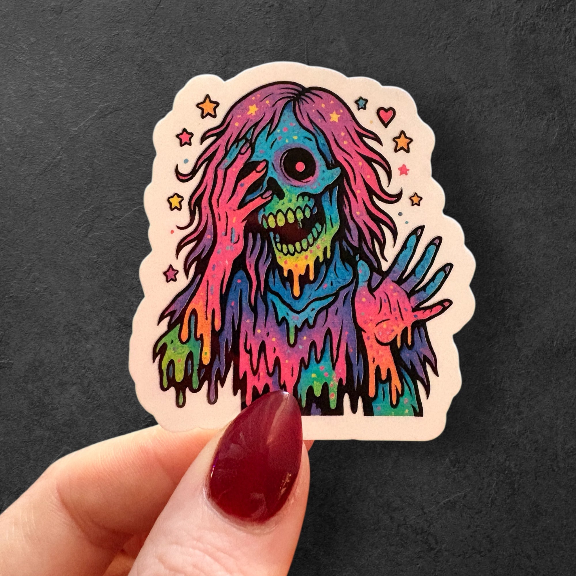 horror clown sticker 2