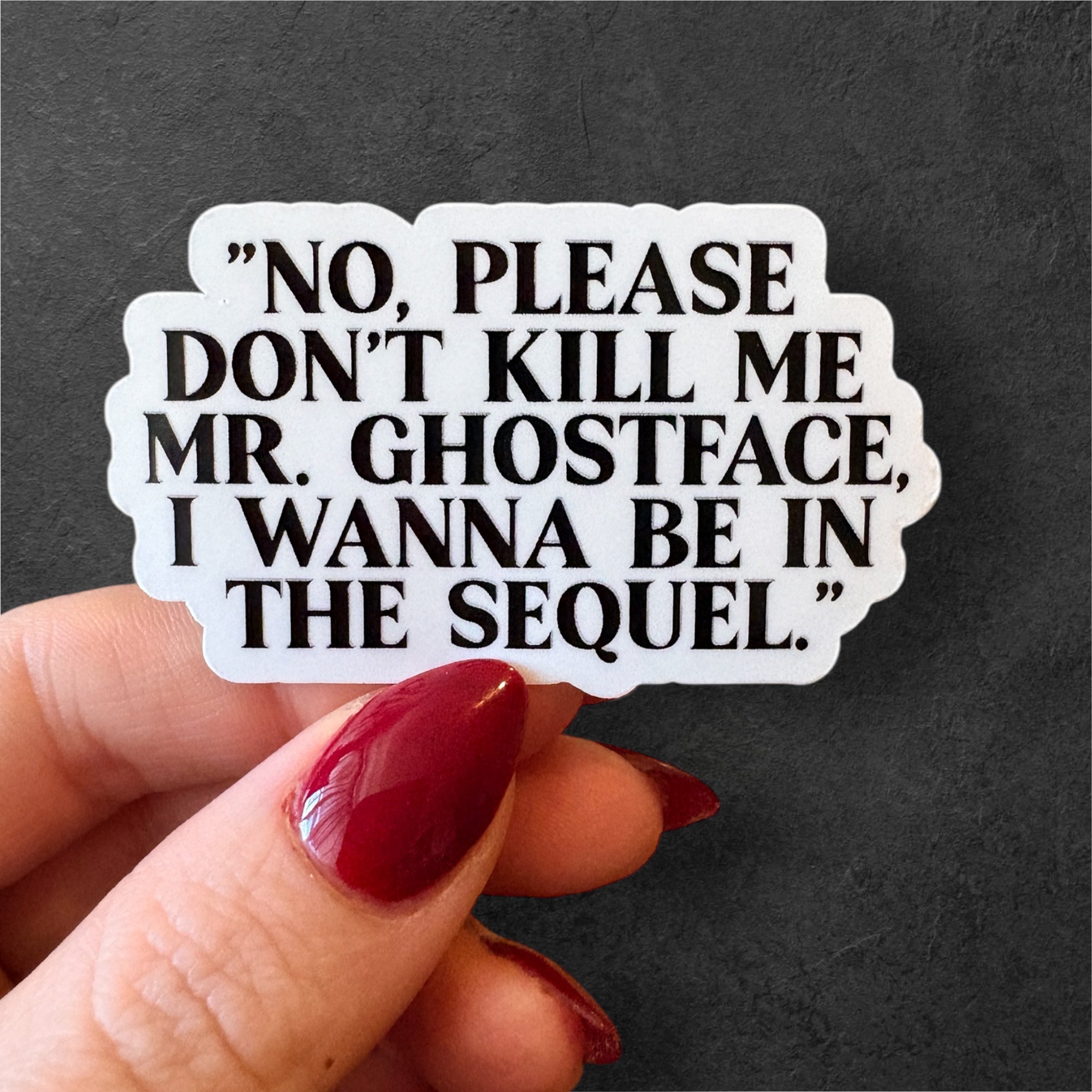 movie quote sticker