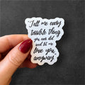 Edgar Allen Poe sticker