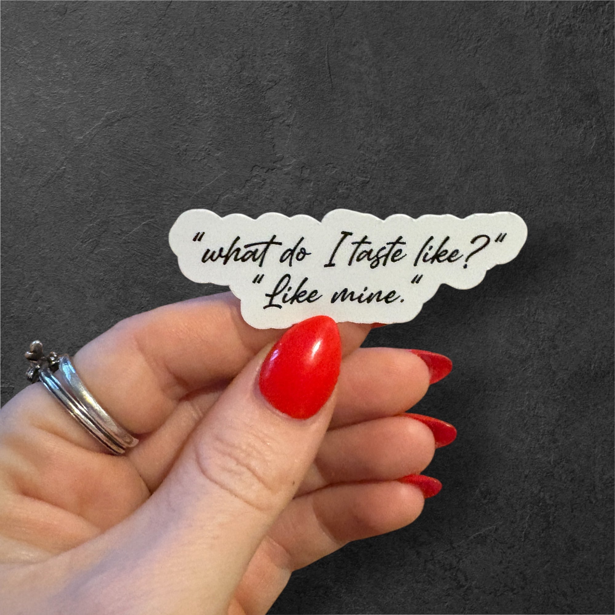 what do I taste like sticker