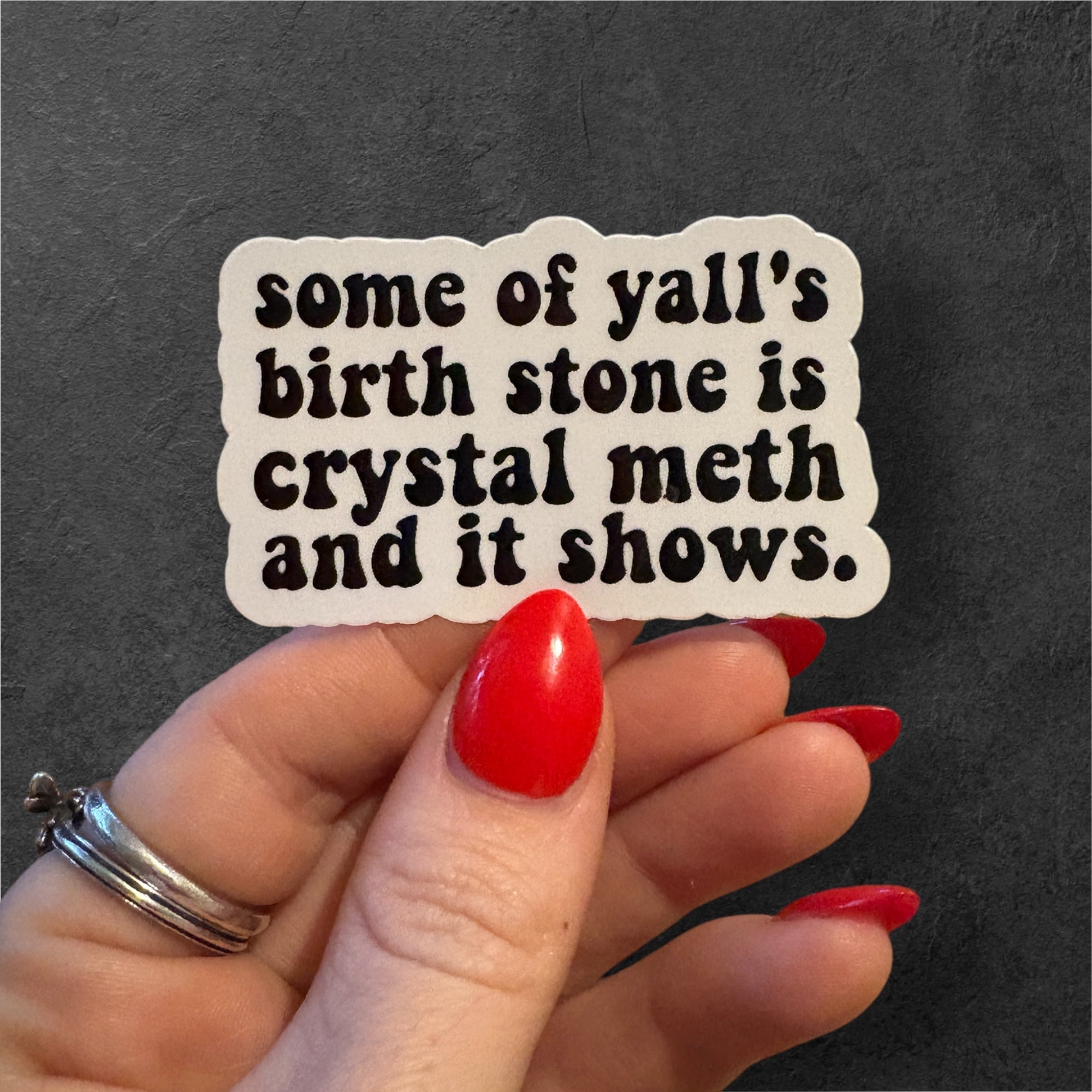 birthstone funny sticker