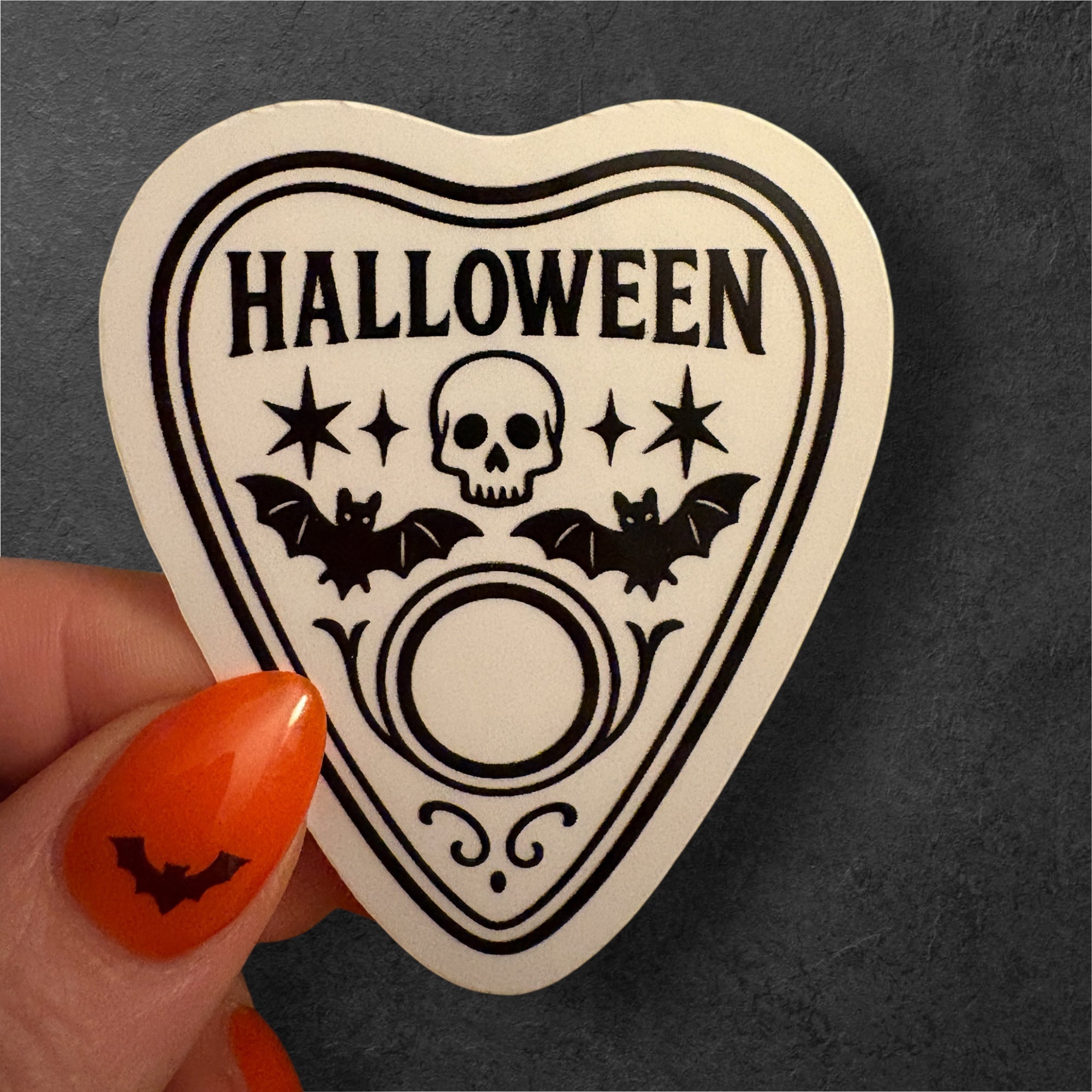 halloween ouija planchette sticker