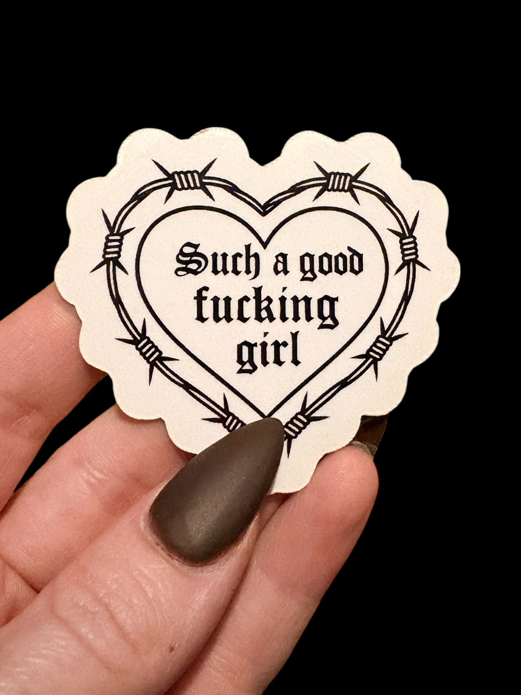 such a f*cking good girl sticker