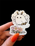 bee springoween/summerween sticker