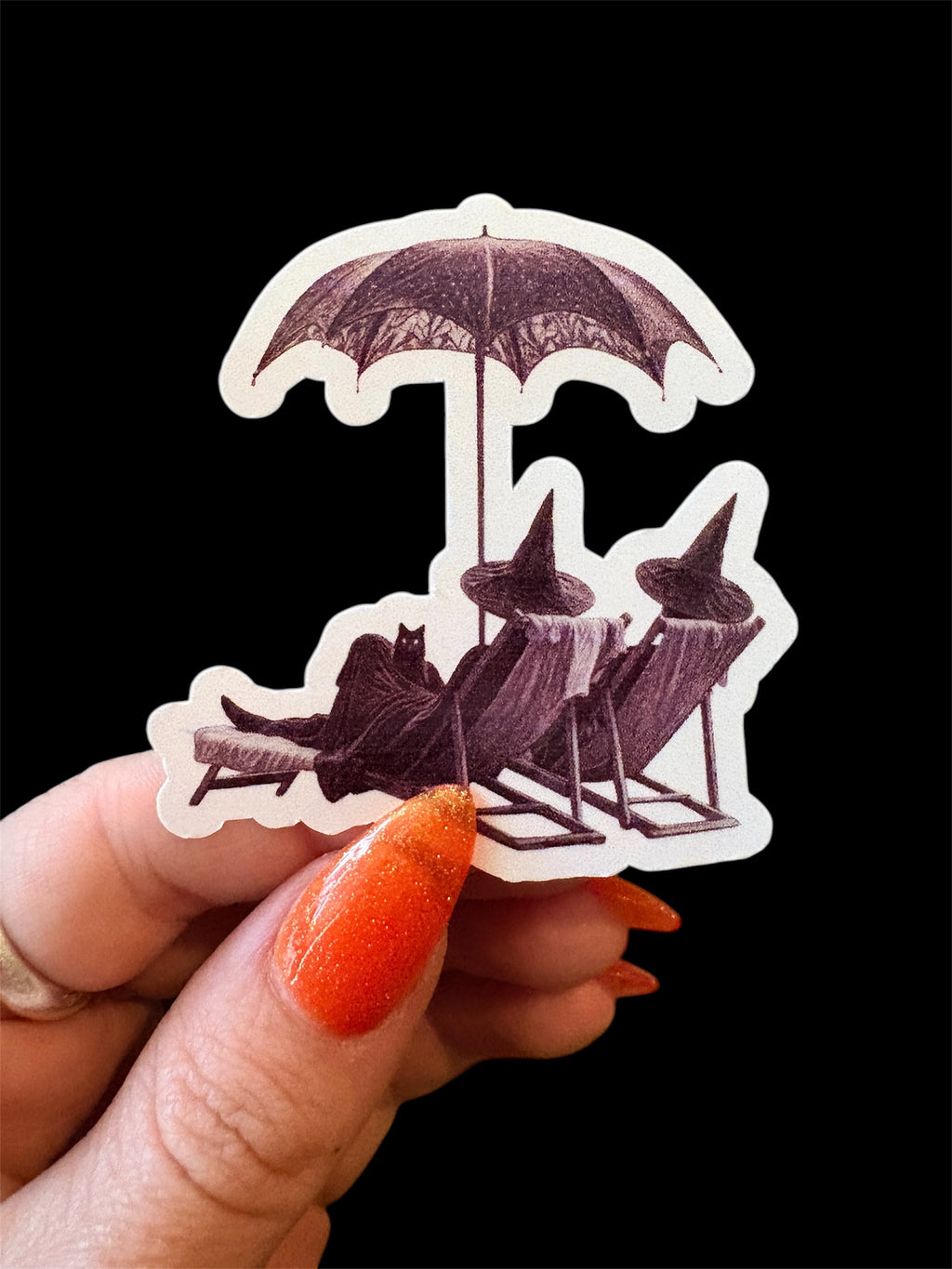 witches springoween/summerween sticker
