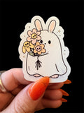 bunny springoween/summerween sticker